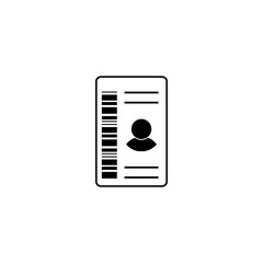 identity card icon