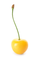 Tasty sweet cherry on white background