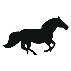 horse logo design vector template