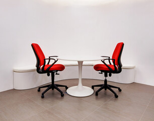 A  room in the office for negotiations and business meetings
