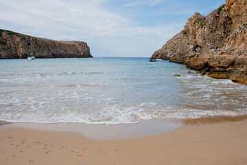 Fototapeta na wymiar beach and rocks and sea on Sardinia, Italy