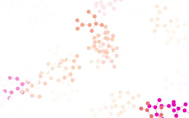 Light Red vector texture with artificial intelligence concept.