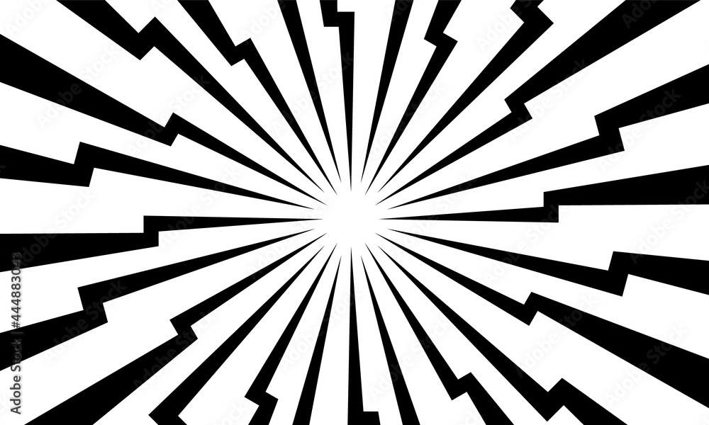 Wall mural gradient ray burst style background vector design