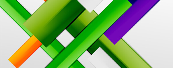 Color abstract lines trendy geometric background for business or technology presentation, internet poster or web brochure cover, wallpaper