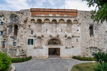 Golden Gate, the North Gate of Diocletian s Palace in Split, Croatia