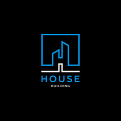 Initial H for House, Home, Hotel logo design