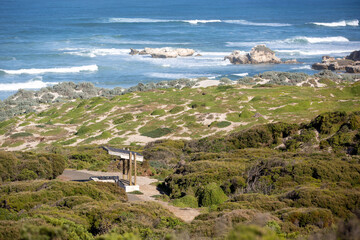 The boardwalks in seal bay kangaroo island south australia on may 9th 2021