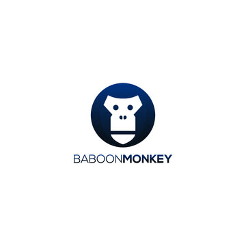 Baboon Monkey Logo Symbol