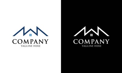 Letter W Real Estate Logo Design Vector. Initial W Home Logo Vector. Alphabet W Logo Building Contruction