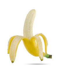 Banana isolated on white background.