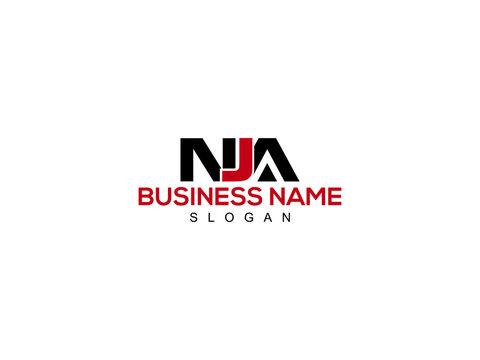 Letter NJA Logo Icon Vector Image Design For Company or Business