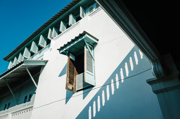 white window thai colonial style