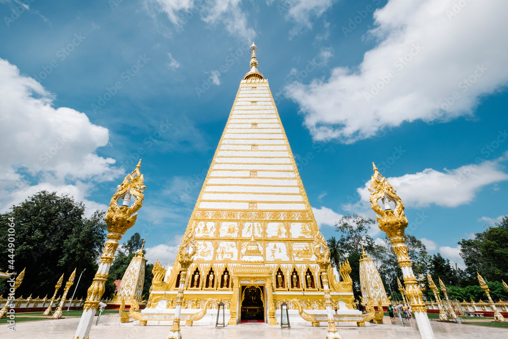 Wall mural thai temple