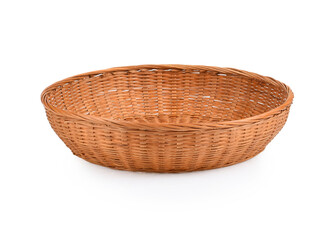 Fototapeta premium empty basket on white background