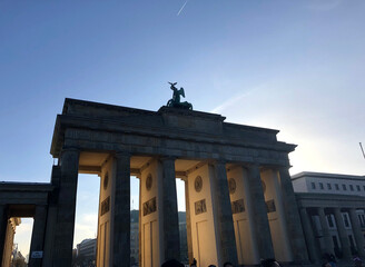 Brandenburg Gate with Clear Skies