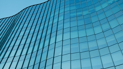 Fototapeta na wymiar modern office building.building with copy space.windows office building for background