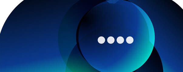 Fluid gradients, swirls and circles. Bright color lines. Vector Illustration For Wallpaper, Banner, Background, Landing Page