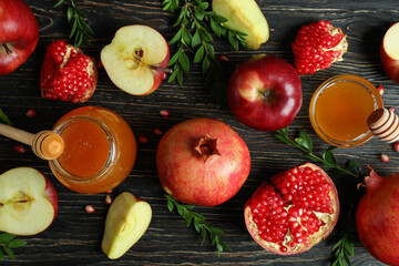 Concept of Jewish New Year Rosh Hashanah