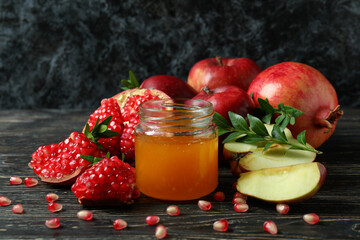 Concept of Jewish New Year Rosh Hashanah