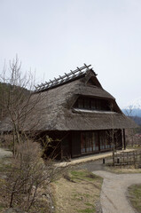 Fototapeta na wymiar urban old and traditional house in japan