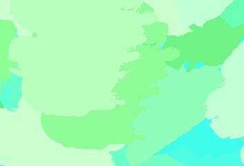 Obraz premium Light Green vector pattern with random forms.