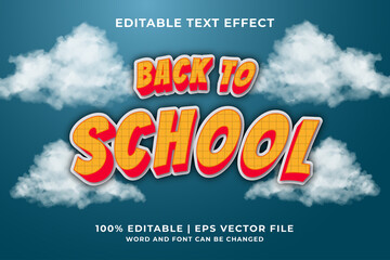 back to school text effects
