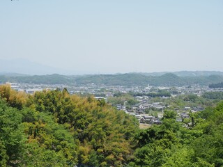 View Rakusanen in Kanra Town and its surroundings