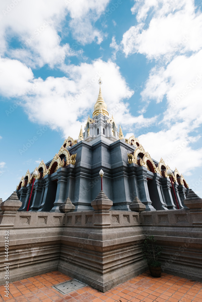 Wall mural thai north temple