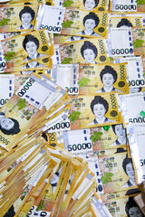 5만원권의 한국지폐