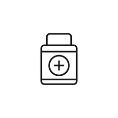 Line icon of medical suitcase