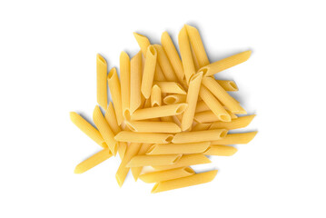 Pasta isolated on white background.