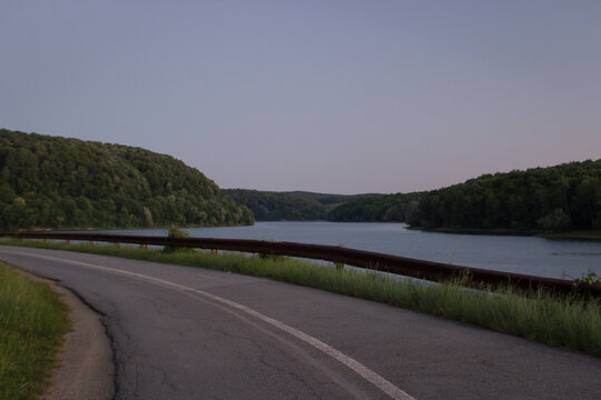 road to the river in Borovik Croatia