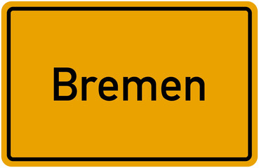 Village Sign Of Bremen