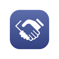 Fototapeta premium Hand Shake - Sticker