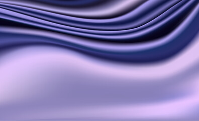Abstract vector background luxury cloth or liquid wave or wavy folds of silk texture satin velvet material, luxurious background or elegant wallpaper
