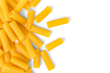 Pasta isolated on white background.