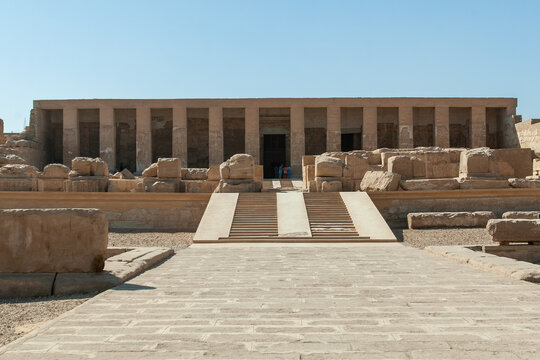 The Mortual temple of Seti in Abydos Egypt