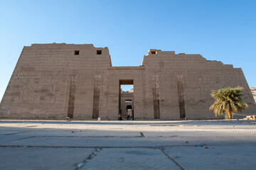 Medinet Habu temple in Luxor