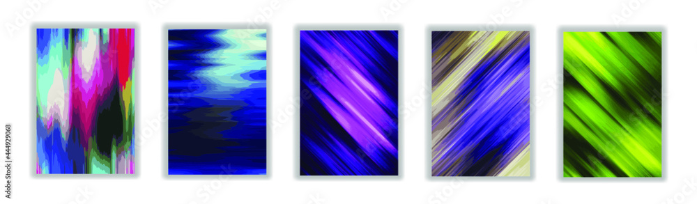 Poster modern abstract color background. liquid flow style. creative gradient texture for you design