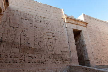 Medinet Habu temple in Luxor