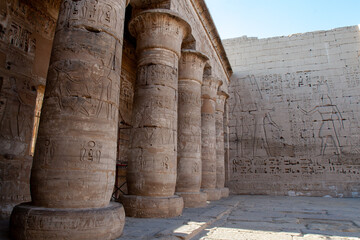 Medinet Habu temple in Luxor