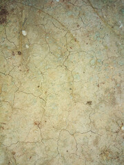 Dry earth with cracks. Piece of cracked soil. Texture of dry earth.