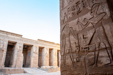 Medinet Habu temple in Luxor