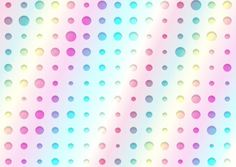 Abstract holographic dots geometric modern background. Vector design