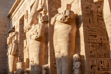Medinet Habu temple in Luxor