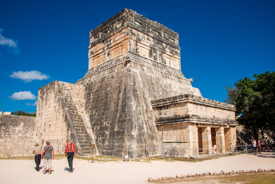 Temple of Jaguars,Chichen Itza,Yucatan,Mexico