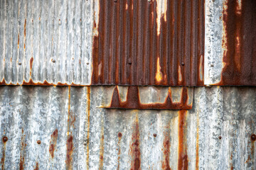 Rusty zinc is another beautiful background.