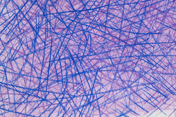 Obraz premium violet crayon drawing on paper background texture