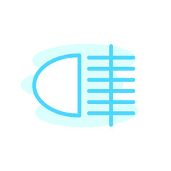 Illustration Vector Graphic of Fog Lamp icon