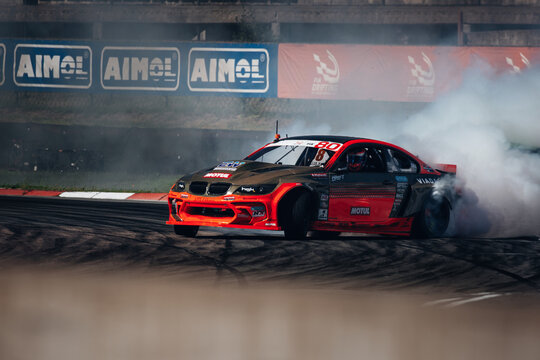 BMW M3 HGK Eurofighter and Kristap Bluss going fast in drift